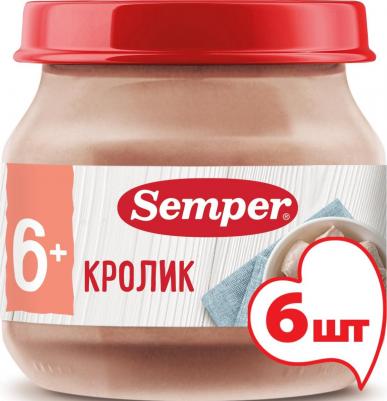 кролик, 80 г (детское пюре)