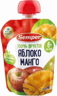 манго-яблоко, 90 г (детское пюре) – фото 15