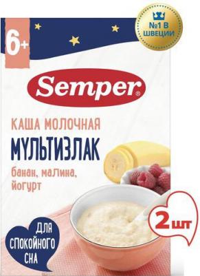 молочная, злаковая, банан, малина, со злаками, 180 г – фото 1