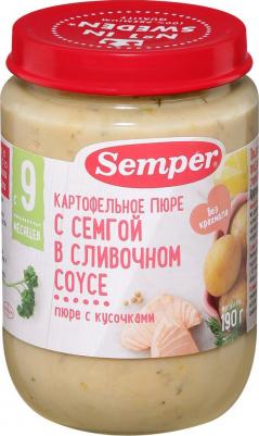 семга, картофель, со сливками, 190 г (детское пюре) – фото 11