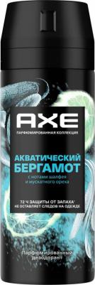 Дезодорант аэрозоль Парфюмированный 72ч защиты от пота и запаха акватический бергамот, 150 мл
