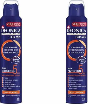 Антиперспирант-спрей Max-protection 5в1 for MEN, 200 мл – фото 14