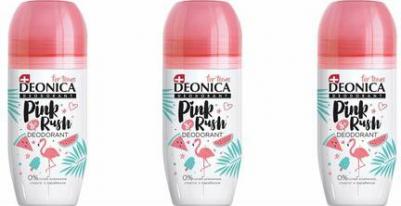 Детский дезодорант "Pink Rush". Не содержит спирта, парабенов, фталатов, солей алюминия. Рекомендован детям от 8 до 14 лет. Ролик, 50 мл – фото 1