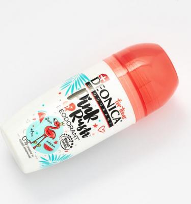 Детский дезодорант "Pink Rush". Не содержит спирта, парабенов, фталатов, солей алюминия. Рекомендован детям от 8 до 14 лет. Ролик, 50 мл – фото 2