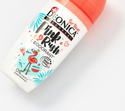 Детский дезодорант "Pink Rush". Не содержит спирта, парабенов, фталатов, солей алюминия. Рекомендован детям от 8 до 14 лет. Ролик, 50 мл – фото 9