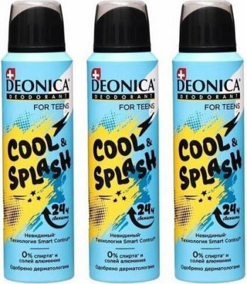 Дезодорант For Teens Cool & Splash, спрей, 150 мл 7963921 – фото 3