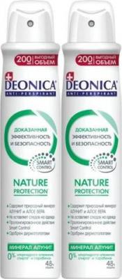 Дезодорант женский Nature Protection, антиперспирант с алунитом, спрей, 200мл - 2шт – фото 1