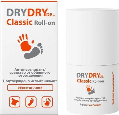 De Classic roll-on антиперспирант /средство от обильного потовыделения 35мл – фото 3