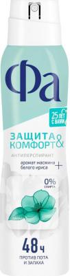 Аэрозоль антиперспирант Защита & Комфорт Аромат Жасмина 150 мл – фото 6