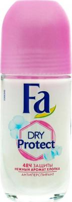 Дезодорант-антиперспирант роликовый Dry Protect Нежность хлопка, 50 мл