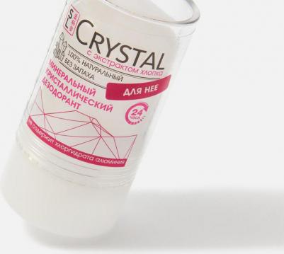 Дезодорант-кристалл Дезодорант Минеральный д/тела с экстрактом хлопка, CRYSTAL Deodorant Stick – фото 3