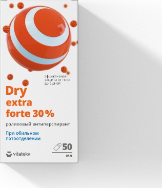 Ролик от обильного потоотделения Dry Forte 30% 50 мл – фото 7
