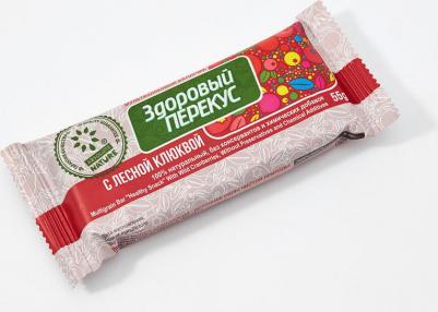 Батончик-Мюсли с Клюквой Здоровый Перекус 55гр – фото 2