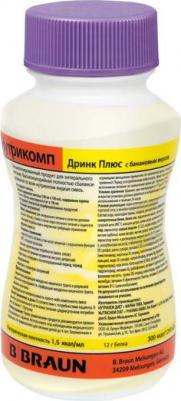 Нутрикомп Дринк Плюс, банановый, в пластиковой бутылке - жидкая смесь для энтерального питания, 200 мл – фото 5