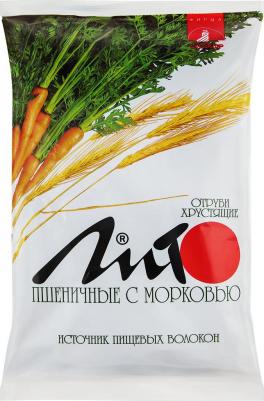 БАД БАД к пище Отруби пшеничные хрустящие Лито с кальцием и морковью