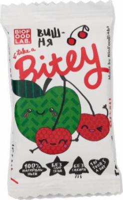 фруктовый Батончик фруктово-ягодный Bitey яблоко и вишня 25 г – фото 8