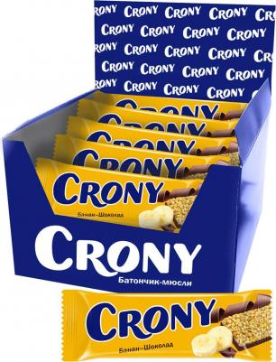 Батончик злаковый мюсли Банан-шоколад 12 шт по 50 г, CRONY – фото 4