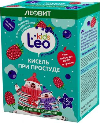 Кисель при простуде для детей, 5 пакетов х 12 г (Leo Kids) – фото 1