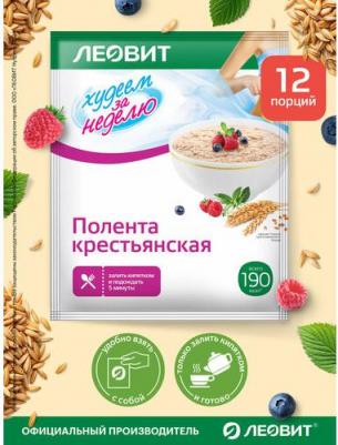 Полента крестьянская "Худеем за неделю" Упаковка 12 шт по 50 г – фото 1
