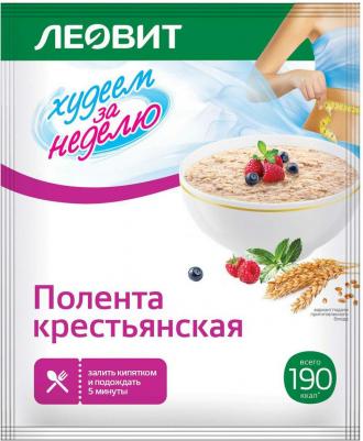 Полента крестьянская "Худеем за неделю" Упаковка 12 шт по 50 г – фото 2