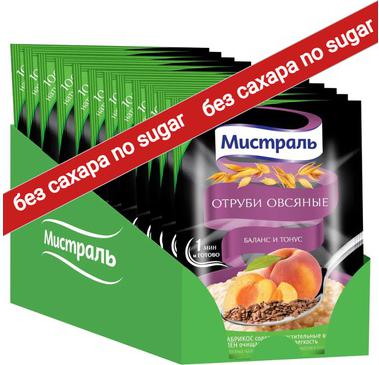 Отруби овсяные Баланс и тонус Персик-Абрикос-Лен 30г – фото 1