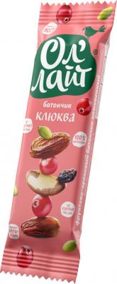 Фруктово-ореховый батончик "Клюква", 30 гр – фото 4