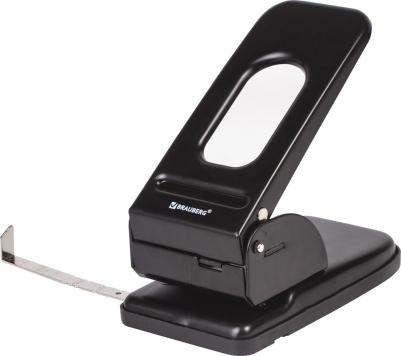 Дырокол металлический МОЩНЫЙ "Heavy duty", до 60 листов, черный, 226868 – фото 11