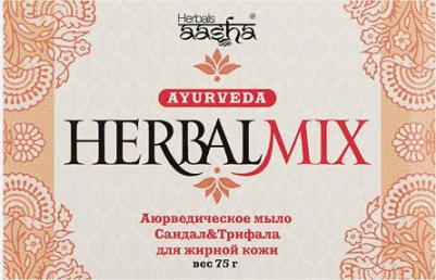 Мыло Herbalmix для жирной кожи "Сандал-Трифала"