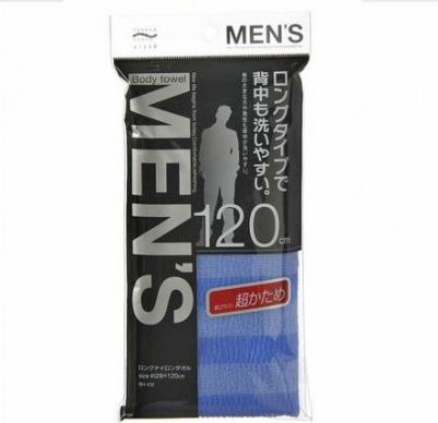 Массажная мочалка для мужчин LONG сверхжесткая удлиненная в полоску – фото 11