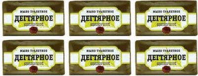 Мыло туалетное Ординарное Дегтярное, 140 г – фото 4