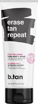 Скраб для тела 2 в 1 очищающий гель-скраб для душа erase tan repeat 2-in-1 tan eraser body wash + scrub 236.0 – фото 1