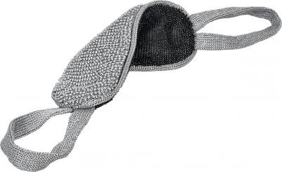 Мочалка Баннные штучки "Мужская", цвет: черный, 57 х 13 см – фото 5