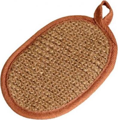 Мочалка, цвет: коричневый, 11 х 16 см – фото 6