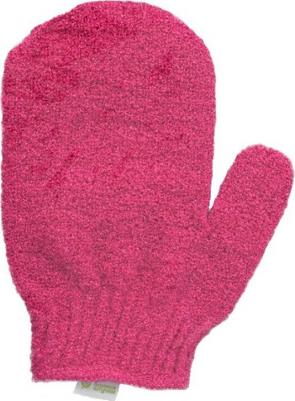 Мочалка для душа варежка цвет в ассортименте 13х18 см