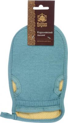 Мочалка "Королевский пилинг. Рукавица двухсторонняя", коричневый, 13,5 х 23 см – фото 9