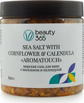 Соль для ванны Морская соль для ванн с васильком и календулой 650.0 – фото 2