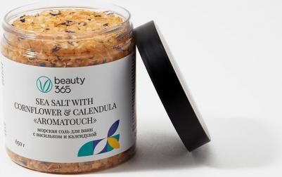 Соль для ванны Морская соль для ванн с васильком и календулой 650.0 – фото 4
