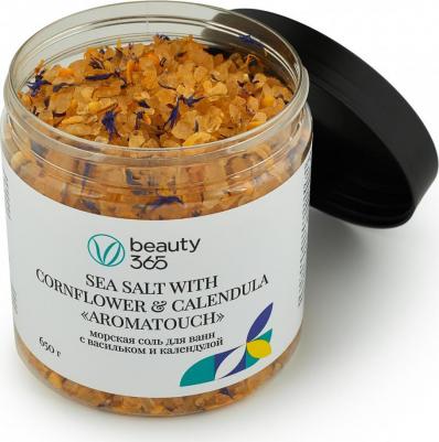 Соль для ванны Морская соль для ванн с васильком и календулой 650.0 – фото 5