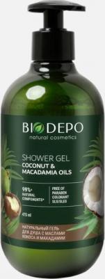 Гель для душа натуральный Coconut oil & macadamia oil 475 мл – фото 2