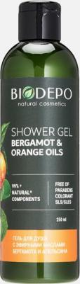 Гель для душа натуральный с эфирными маслами бергамота и апельсина Essential Oils Of Bergamot And Orange