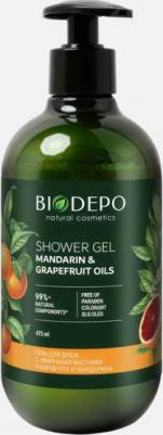 Гель для душа с эфирными маслами грейпфрута и мандарина Shower Gel With Grapefruit And Tangerine Essential Oils – фото 1