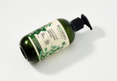 Мыло жидкое Жидкое мыло натуральное с эфирными маслами эвкалипта и мяты Liquid Hand Soap With Eucalyptus And Mint Essential Oils – фото 3