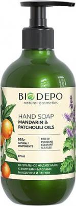 Мыло жидкое Жидкое мыло натуральное с эфирными маслами мандарина и пачули Liquid Hand Soap With Mandarin And Patchuli Essential Oils – фото 4