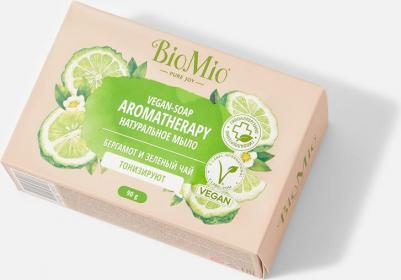 Туалетные мыла Натуральное мыло "Бергамот и Зелёный чай" VEGAN-SOAP AROMATHERAPY – фото 13