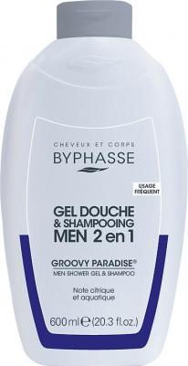 Groovy paradise гель для душа и шампунь для волос для мужчин, 600 мл