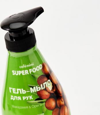 Гель-мыло для рук Super Food Макадамия & Орегано 370мл – фото 2