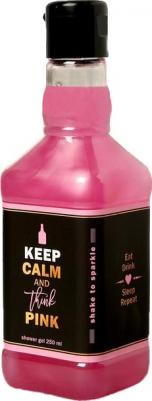 Гель для душа "Keep calm and think pink" 250 мл. В наборе 1шт – фото 1