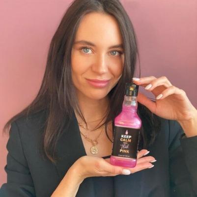 Гель для душа "Keep calm and think pink" 250 мл. В наборе 1шт