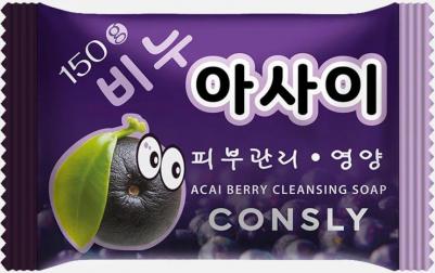 Средства для ванной и душа Мыло питательное с экстрактом ягод асаи Acai Berry Cleansing Soap