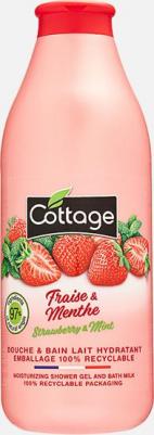 Moisturizing Shower Gel and Bath Milk, Strawberry & Mint